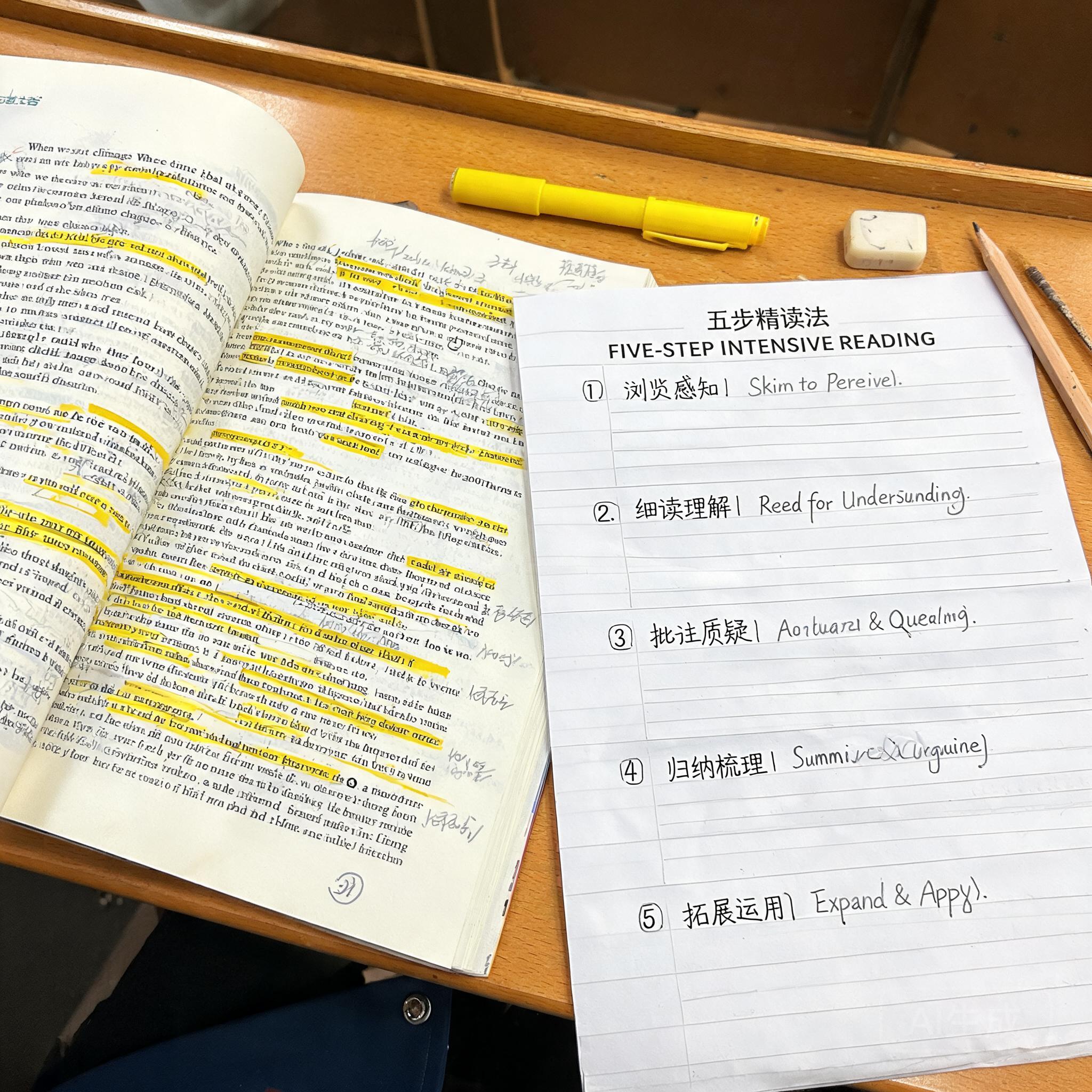 B课时文五步精读课